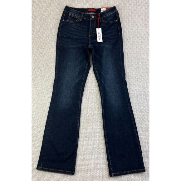 NEW Jennifer Lopez JLo Jeans Flawless Sculpt Bootcut Women's Size 8 Blue Denim - Picture 1 of 14